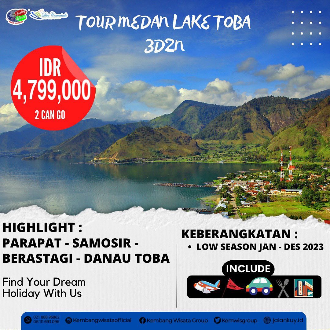Tour Medan Lake Toba